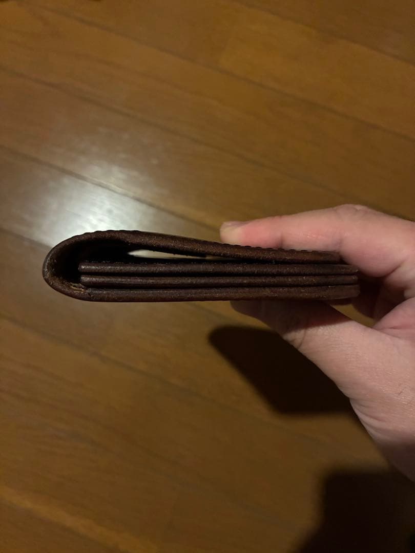 箱無し価格　6T leather works 二つ折り財布