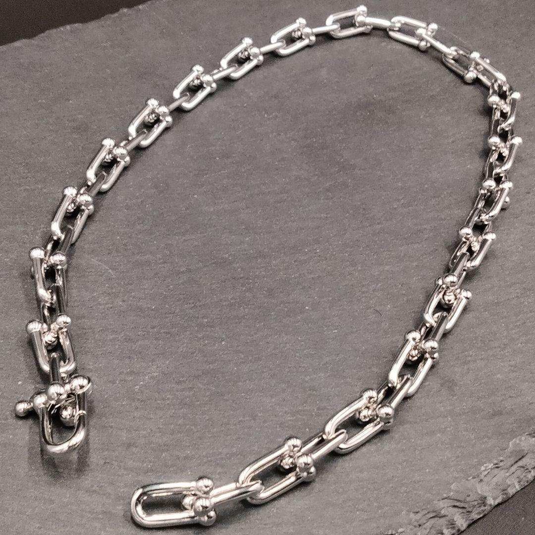 シルバー アクセサリー ロング ネックレス レディーバー 925 銀