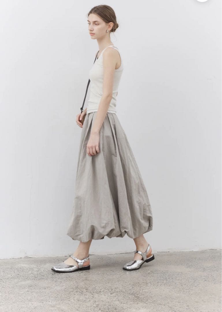 HEM BALLOON WRINKLE SKIRT ヘムバルーンリンクルスカート