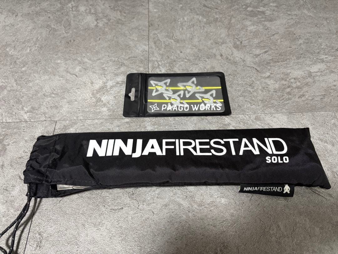 PaaGoWORKSニンジャファイアースタンドソロ &シュリケン