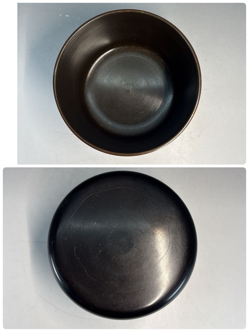 【中古品】祥栄堂　唐銅皆具一揃（共箱）