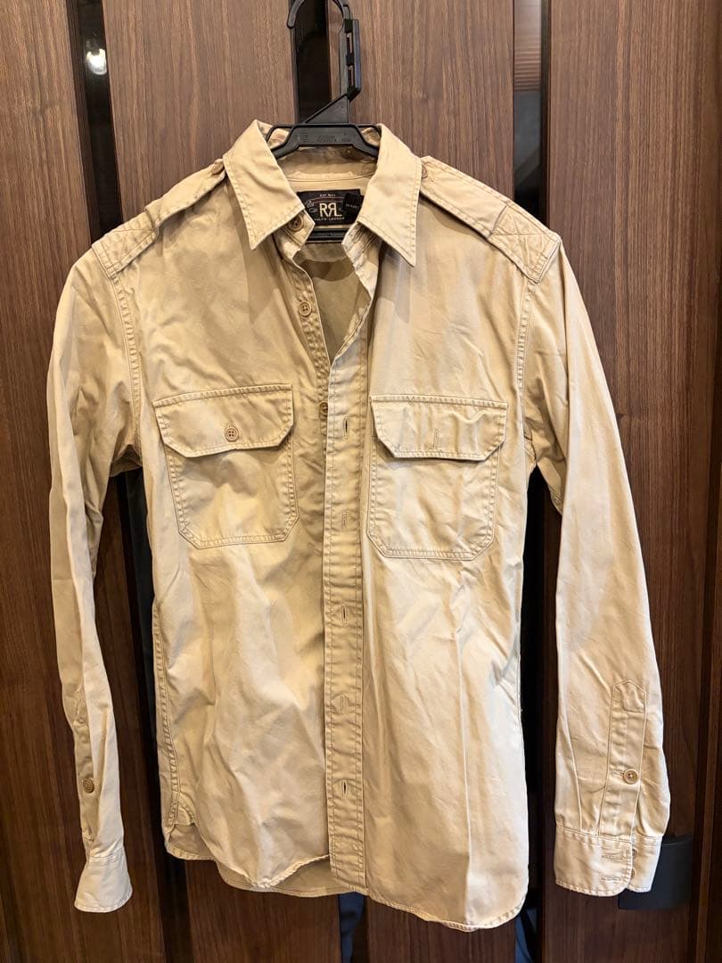 RRL ベージュ シャツ XS