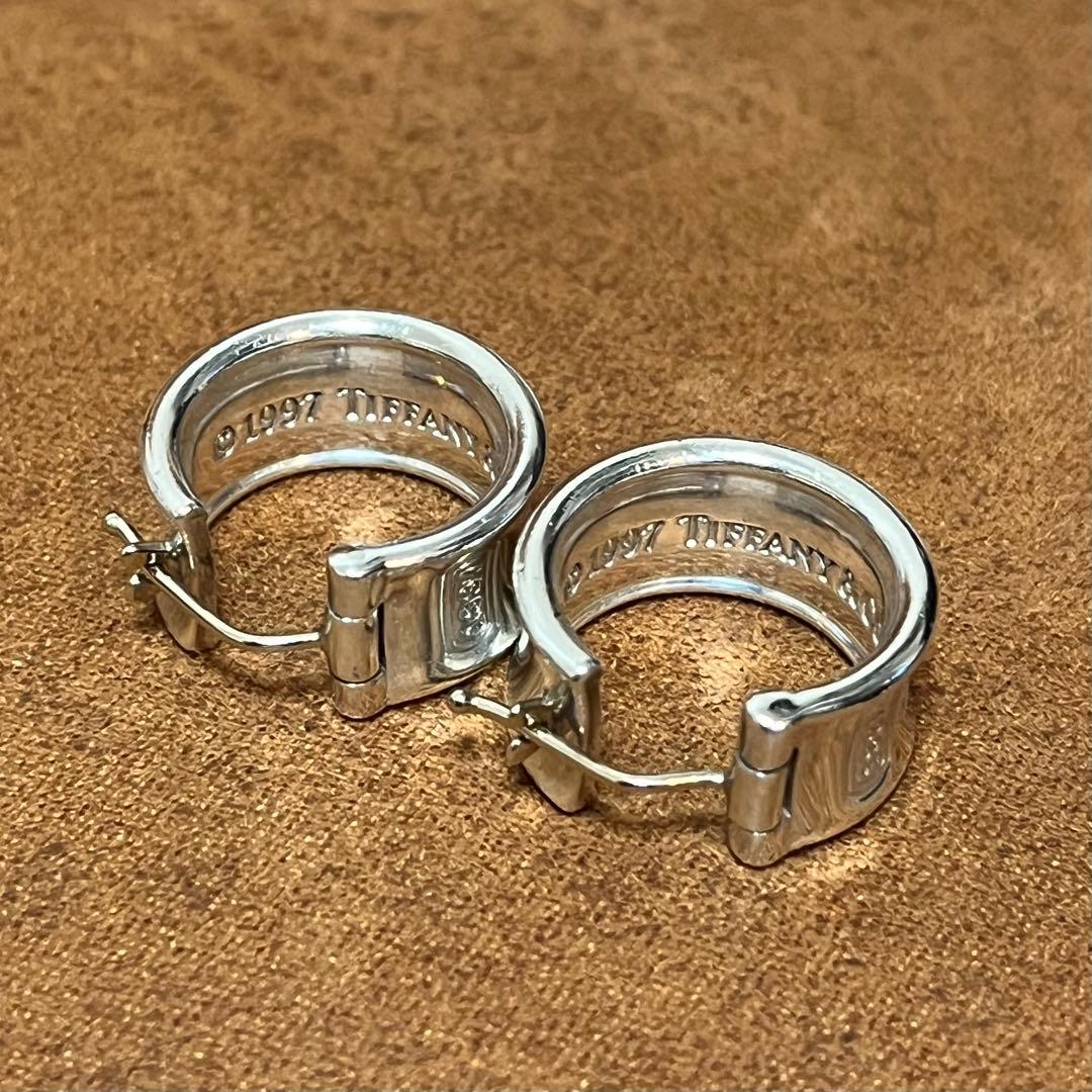 Tiffany & Co. ティファニー 1837 ナローフープ ピアス ワイド