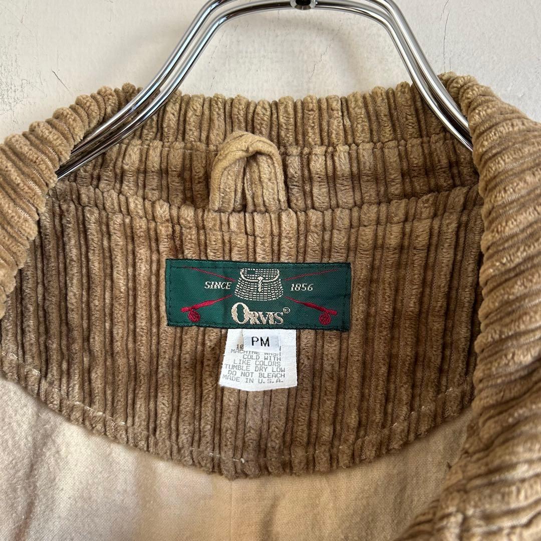 80S USA製 ORVIS コーデュロイ ステンカラーコート オービス