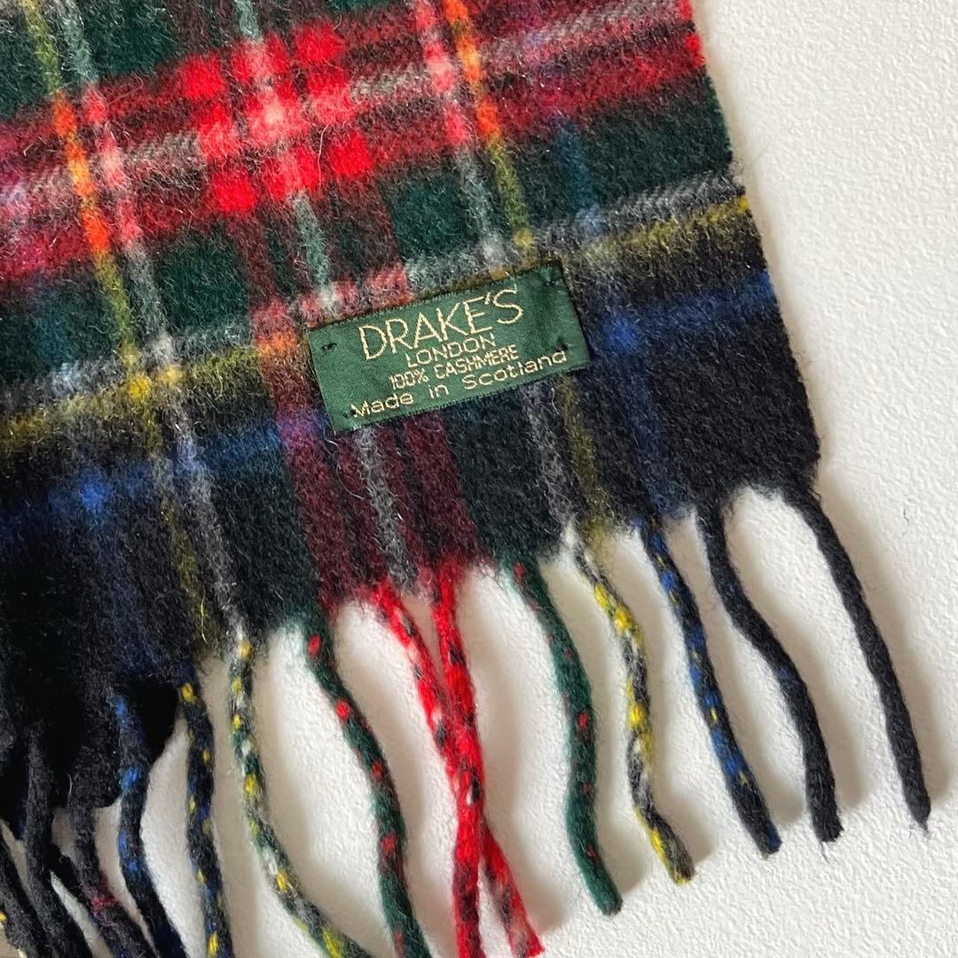 専用【美品・Vintage 】Drake's カシミヤ マフラー ドレイクス