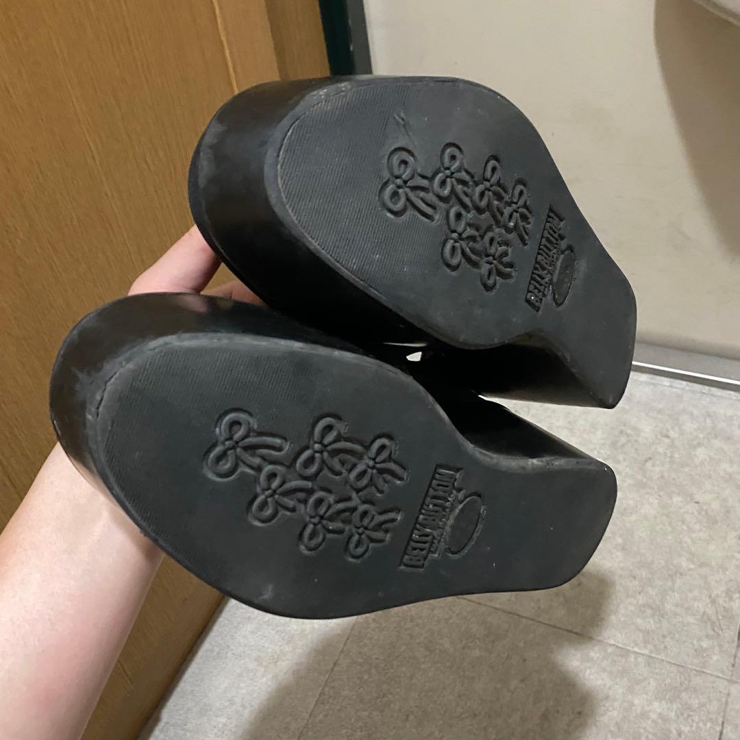 花 厚底 靴