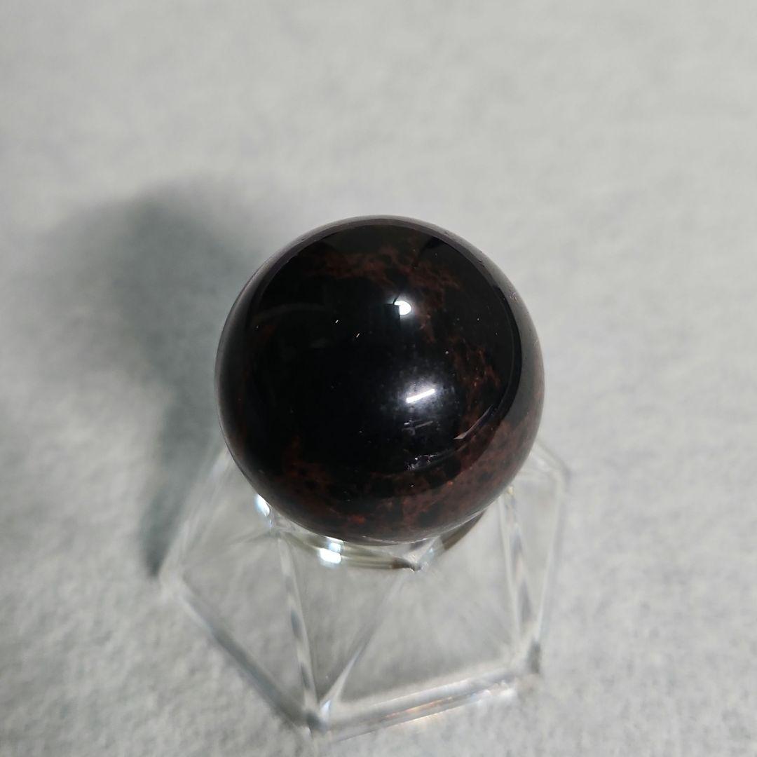 十勝石 オブシディアン 28.1mm スフィア 北海道産