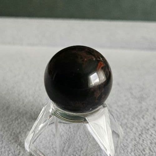 十勝石 オブシディアン 28.1mm スフィア 北海道産