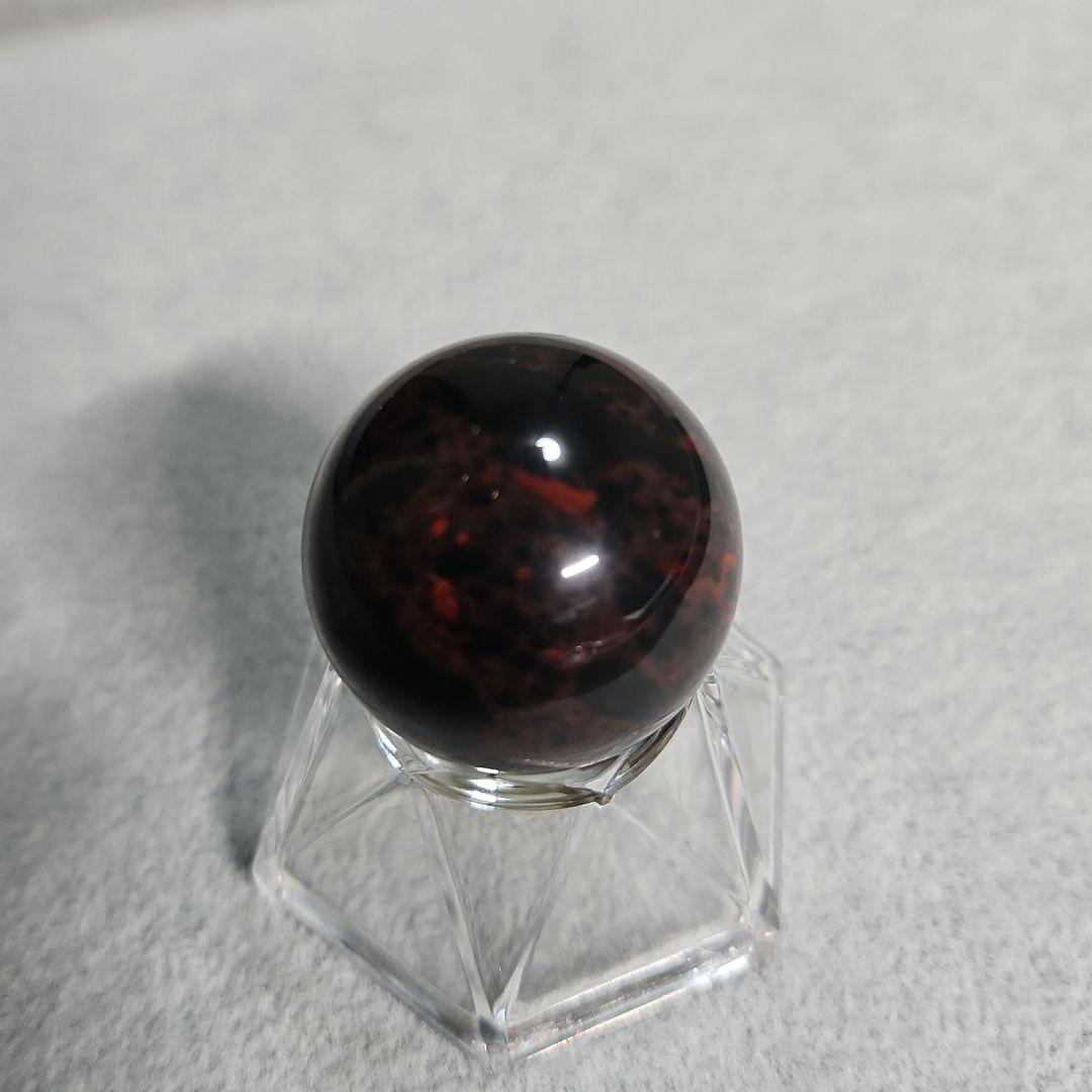 十勝石 オブシディアン 28.1mm スフィア 北海道産