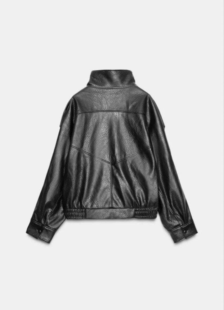 ZARA フェイクレザージャケット Sサイズ