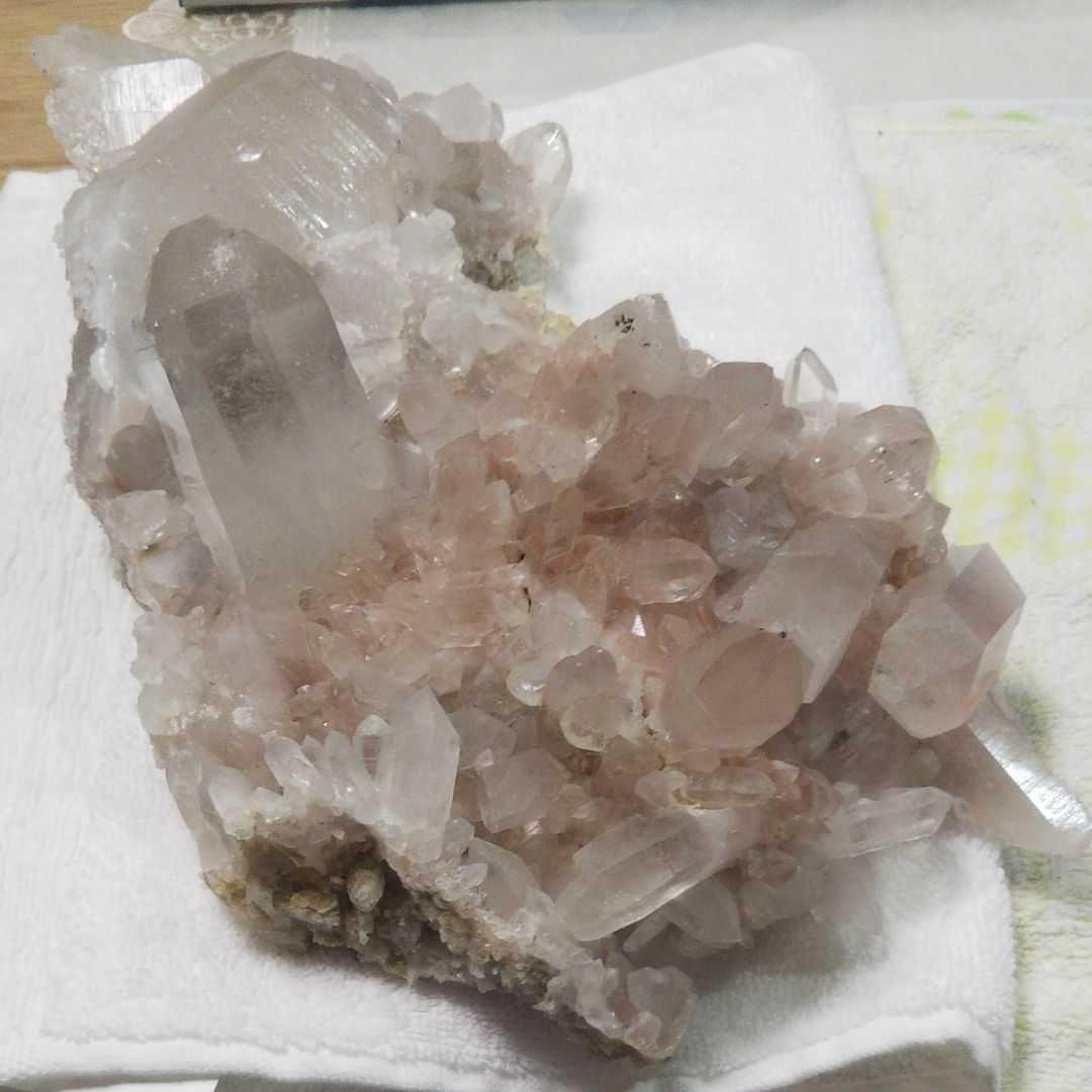 水晶  ヒマラヤ水晶 クラスター 水晶群