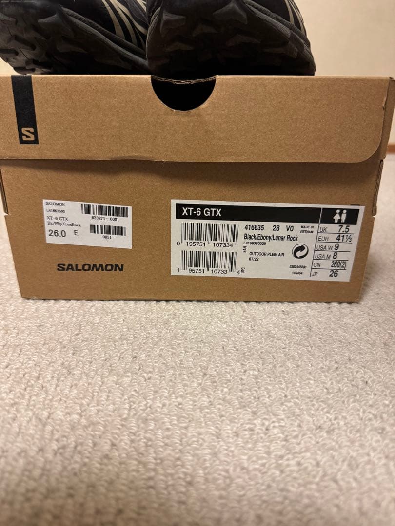 ま*ね様 SALOMON XT-6 GTX GORE-TEX サロモン ブラック