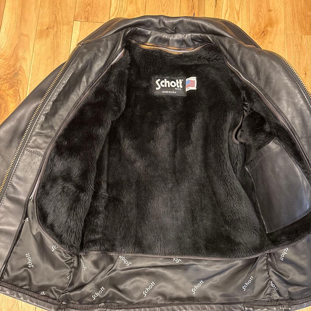 Schott AT101 シングルライダースジャケット