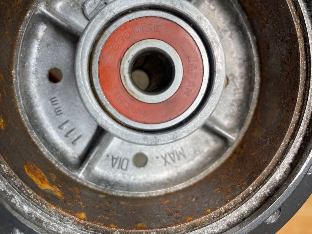 カブ　c50 ホイールハブ　スポーク穴拡張品　ブレーキパネルセット GO