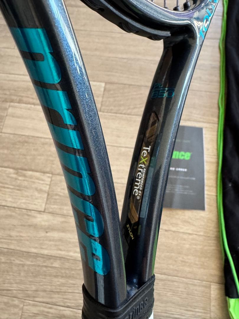 【ほぼ新品】プリンス TOUR100 310g G3 VSナチュラル張上済