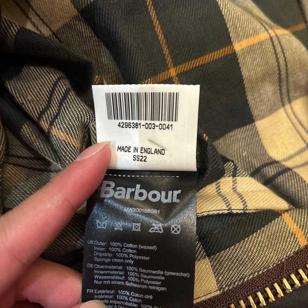 新品バブアーBarbourビデイル34セージグリーン　オイルドジャケット