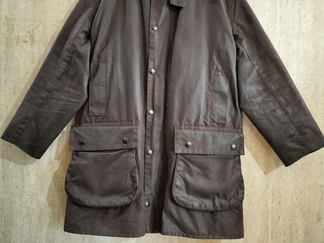 80s BARBOUR northumbria c40ラスティック　ブラウン