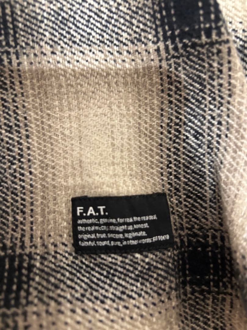 F.A.T. チェック柄フランネルシャツ　BIGMAC