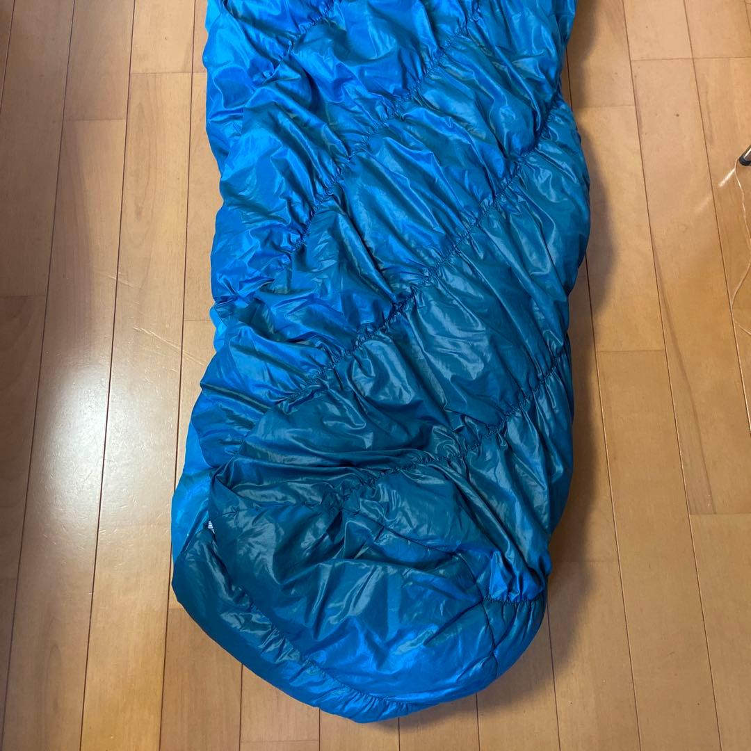 montbell 寝袋 青