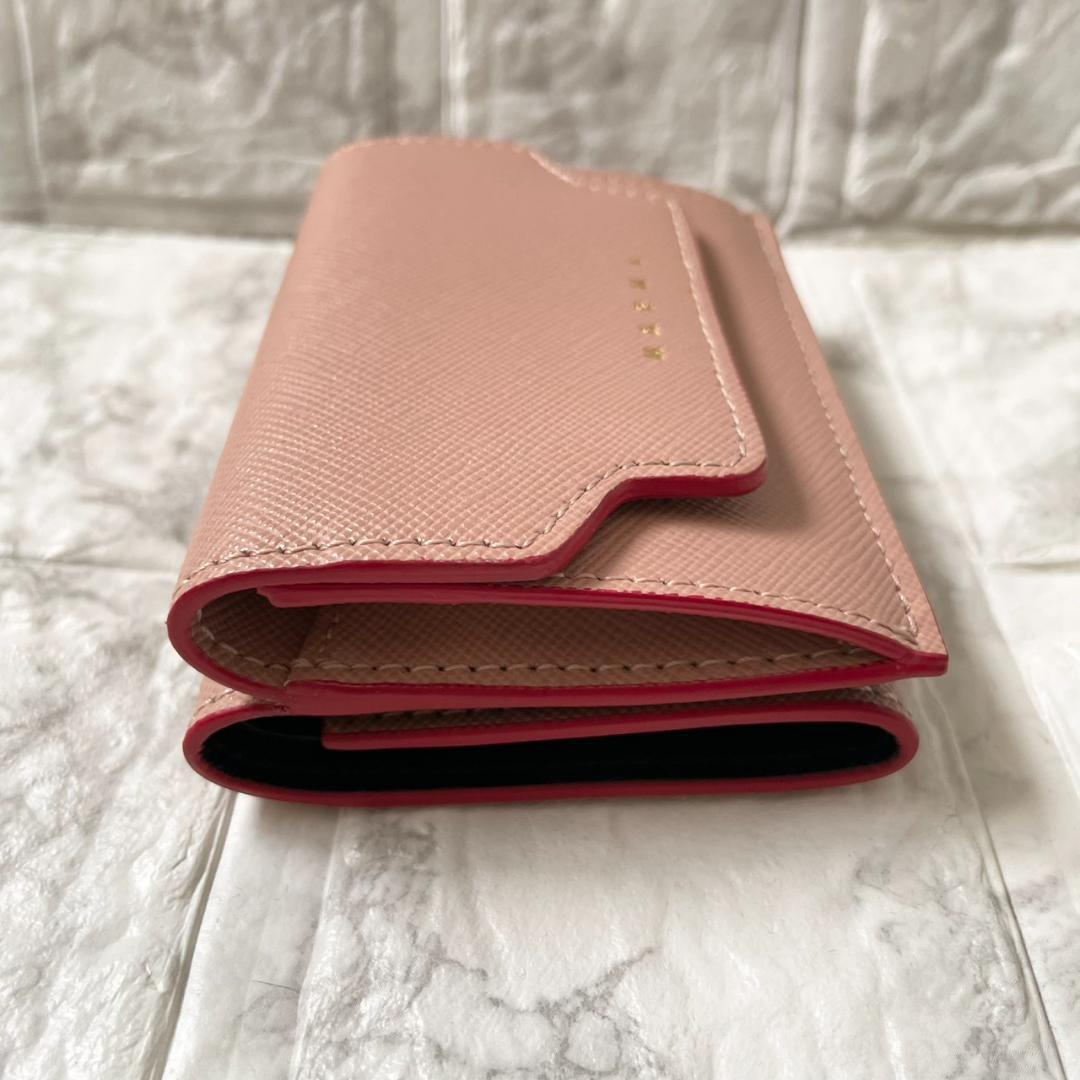 未使用級✨MARNI 三つ折り財布 ミニウォレット TRIFOLD WALLET