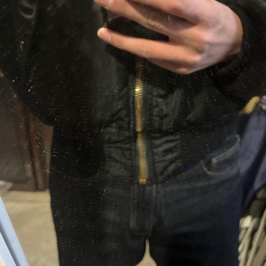 希少❗️90s alpha MA-1フライトジャケットusa製　ブラック