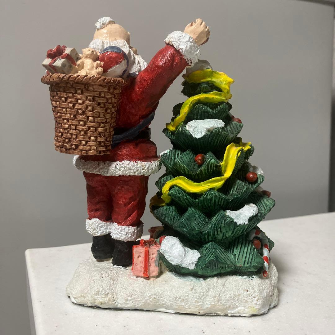 クリスマス サンタクロース 置物 3点セット