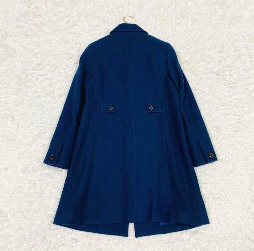 美品✨ マッキントッシュフィロソフィー　アンゴラ混　ウールコート　比翼仕立て