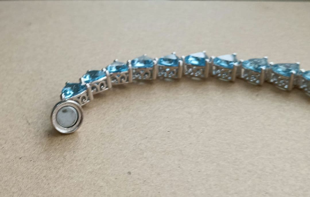 .*様 34.00ct SVスイスブルートパーズブレスレット“La brilla