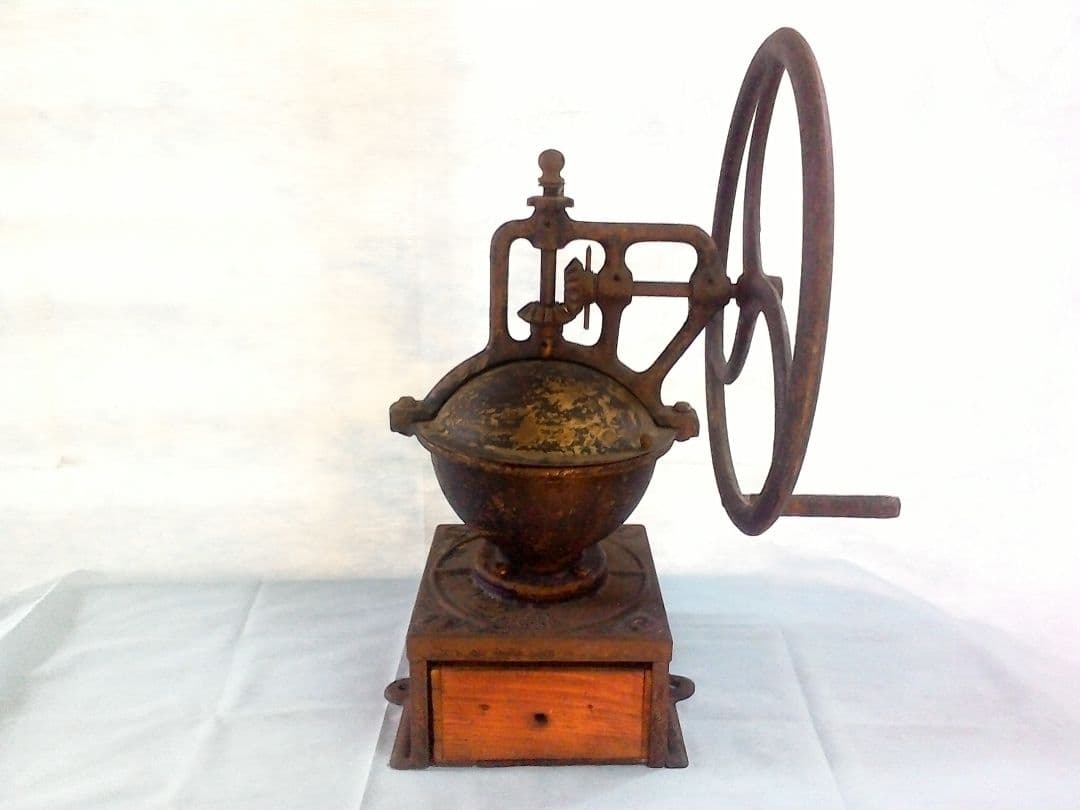アンティークコーヒーミル　西洋　大型ミル