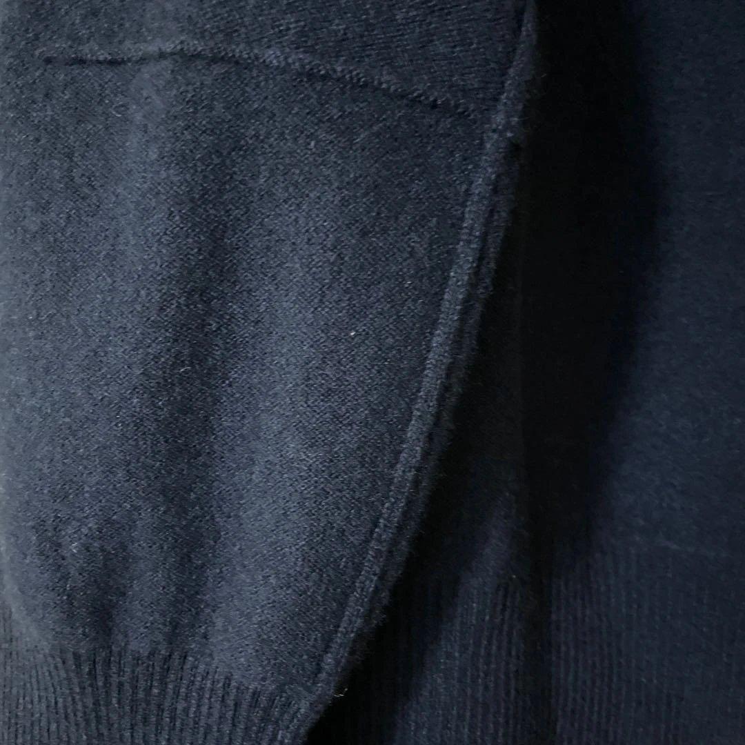 ユニクロ×アニヤハインドマーチ　カシミヤハイネックセーター　M ネイビー