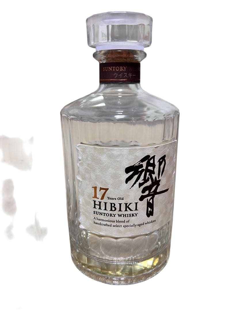 『未洗浄』響17年 空瓶 4本セット 通常ラベル