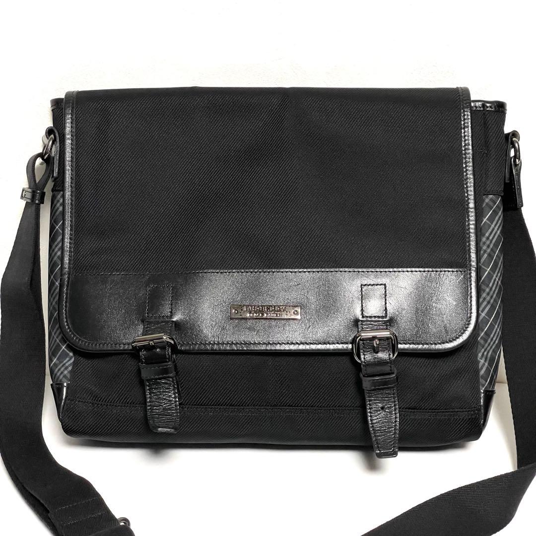 ✨A4収納✨BURBERRY バーバリー ブラックレーベル メッセンジャーバッグ