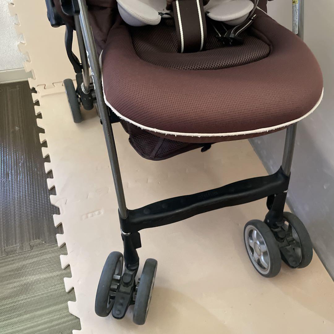 希少人気色　ラクーナ　ベビーカーAprica アップリカ　ブラウン