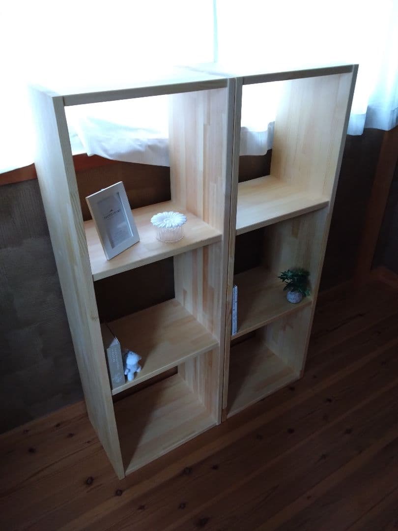 【送料無料】組合わせ自由本棚　飾り棚　収納棚　スタッキングシェルフ　テレビ台