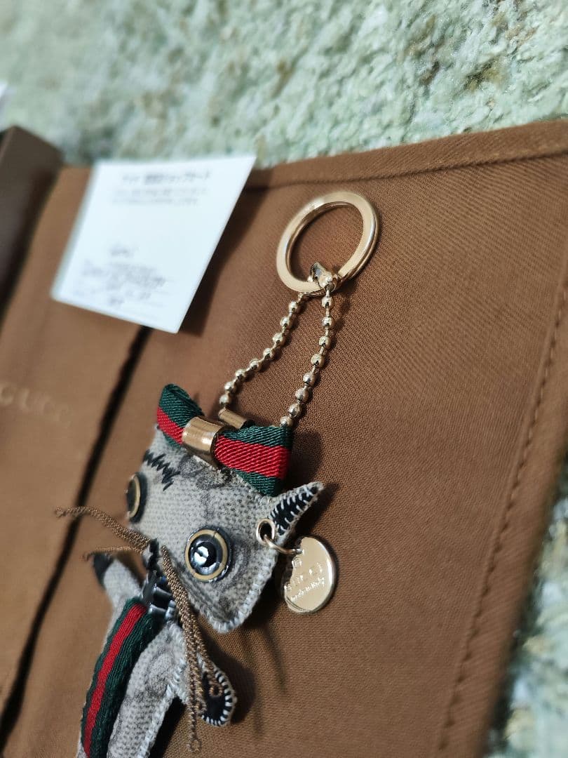 【未使用・希少】GUCCI グッチョリクリスティーナ ネコキーホルダー付属品あ