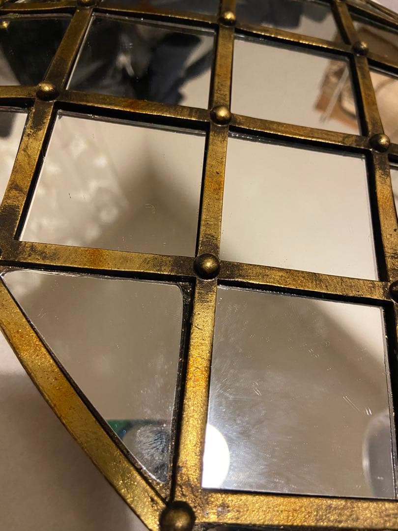 KAREパイナップルミラー26×50cm　ウォールデコレーション