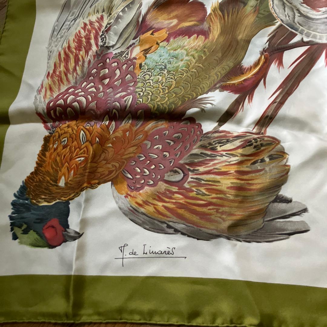 エルメス ビンテージ スカーフ 動物