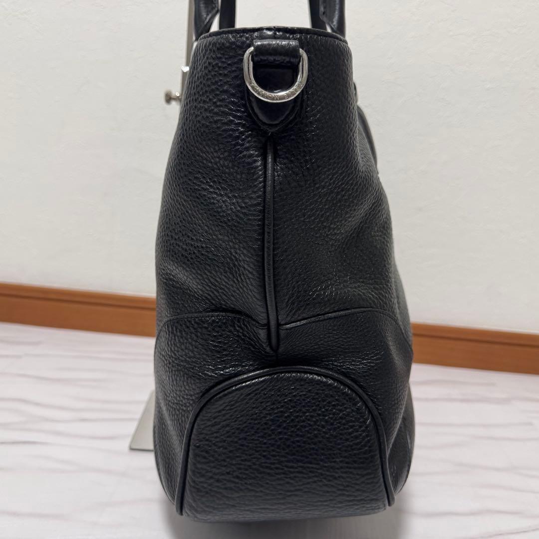ペッレモルビダ メイデンヴォヤージュ 2way レザートートバッグ 黒 A4PC