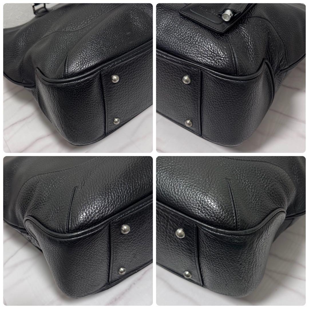 ペッレモルビダ メイデンヴォヤージュ 2way レザートートバッグ 黒 A4PC