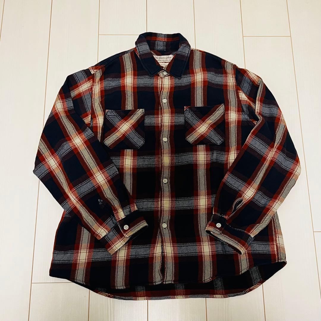 REMI RELIEF INDIGOチェックSHIRT 24AW レミレリーフ