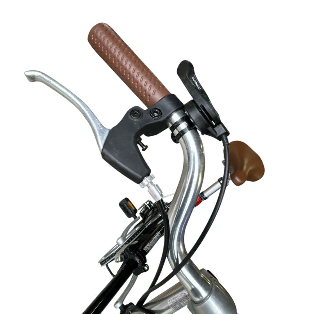 美品キャプテンスタッグ 折りたたみ自転車 アルミ 軽量 16インチ ブラック