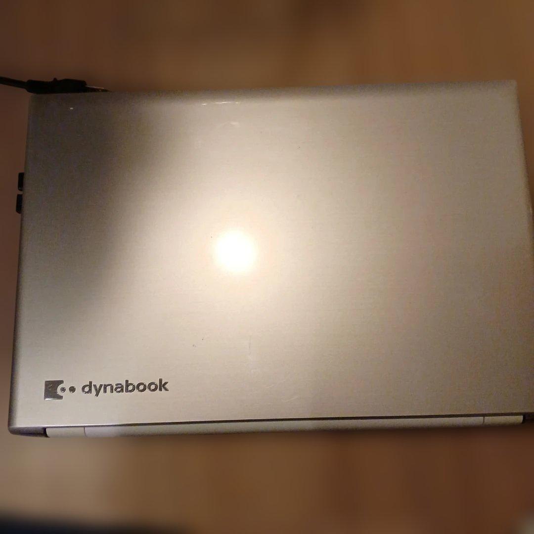 dynabook ノートPC シルバー ACアダプター付き