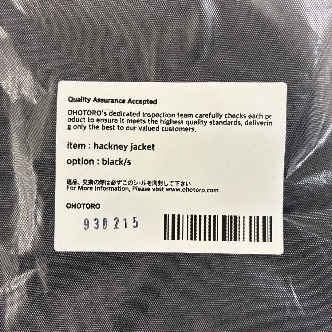 hackney jacket スエードジャケット　ブラック　ohotoro