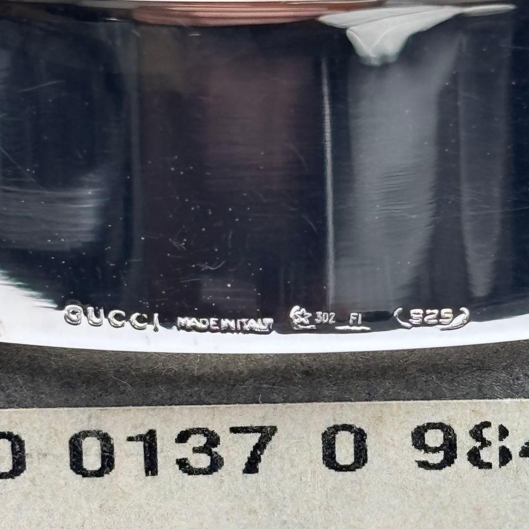 【新品磨き】GUCCI カットアウトG バングル ブレスレット