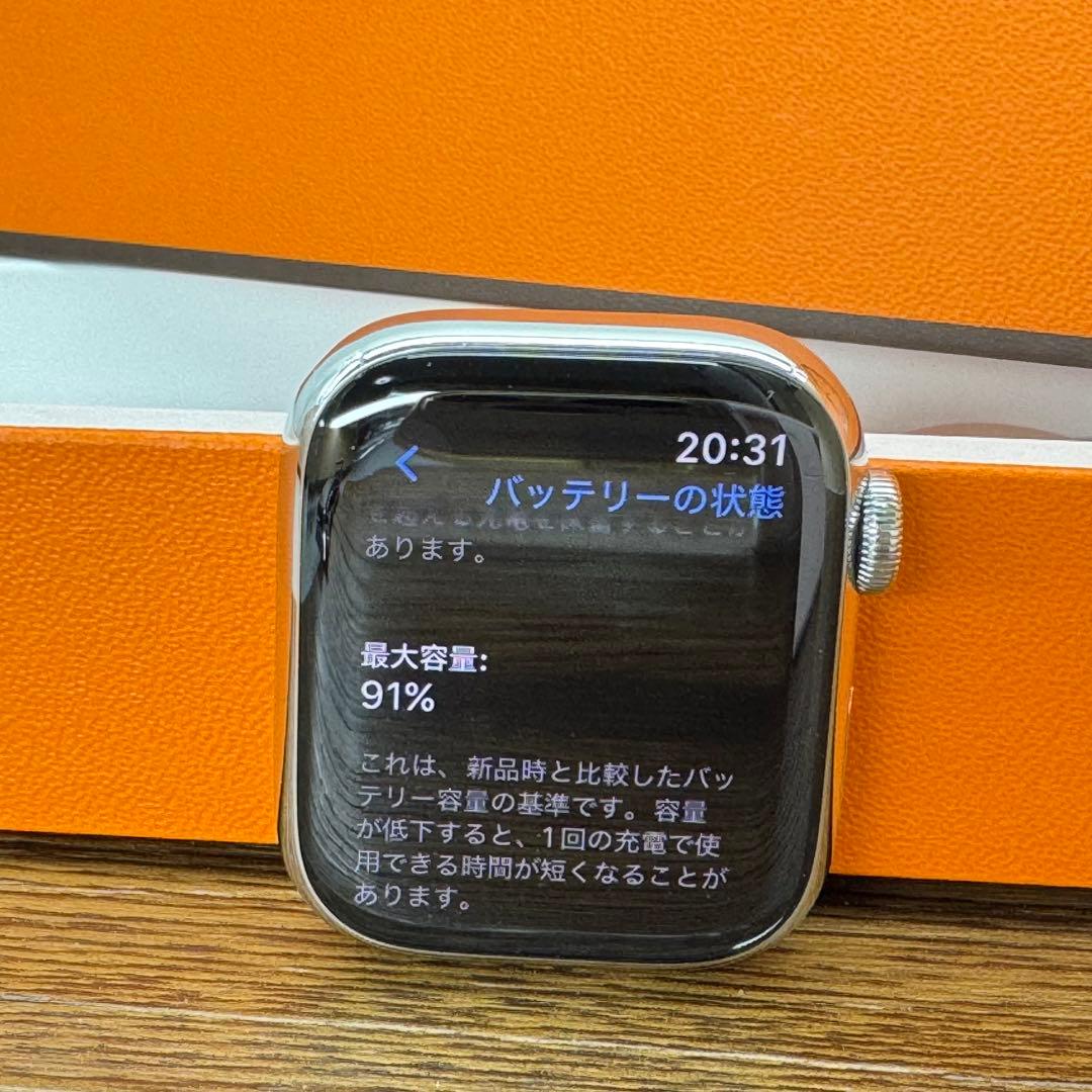 2495 極美品　Apple Watch series7 シルバー　セルラー