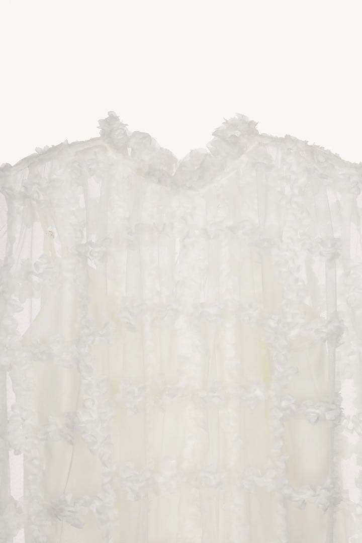 トップス Acka airy sheer blouse
