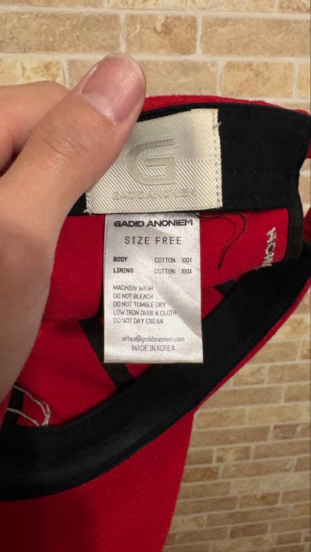 『エムさん専用』 gadid anoniem キャップ