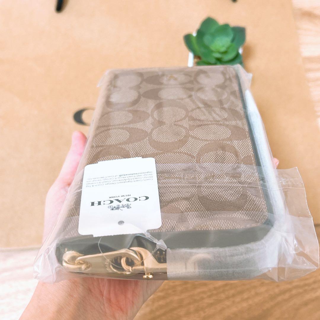 ✨新品未使用✨COACH バスキアコラボ　恐竜　長財布　シグネチャー