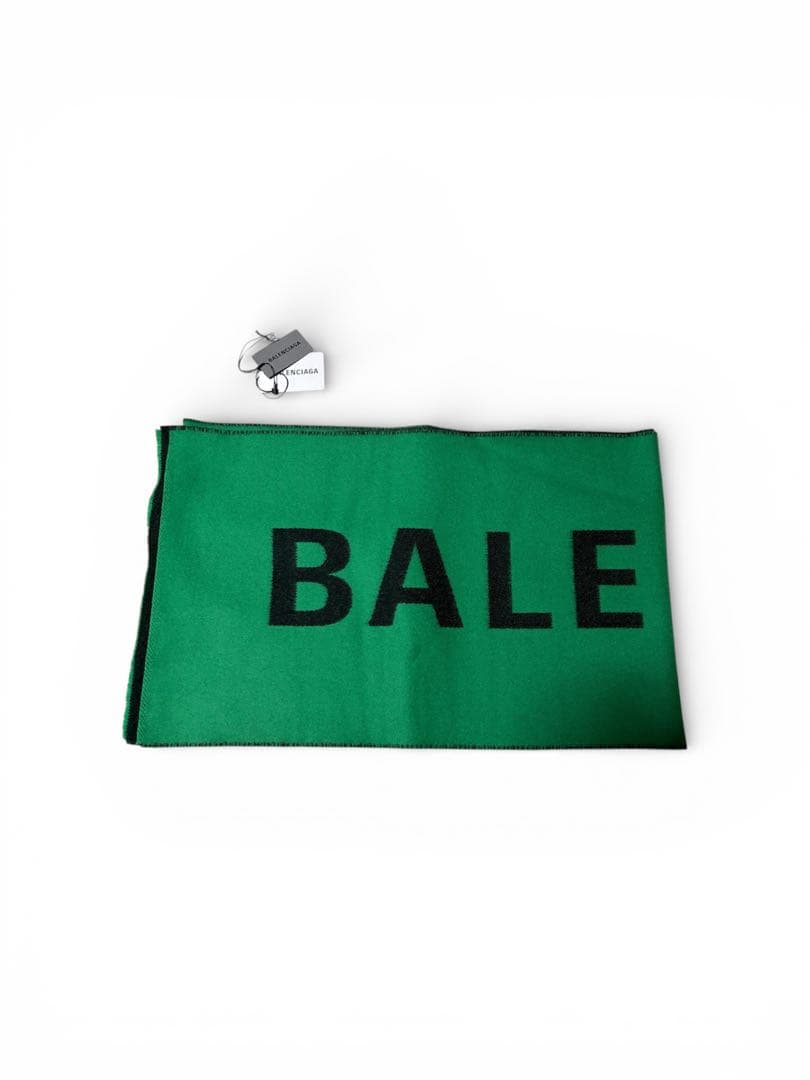 【新品未使用】BALENCIAGA ロゴマフラー