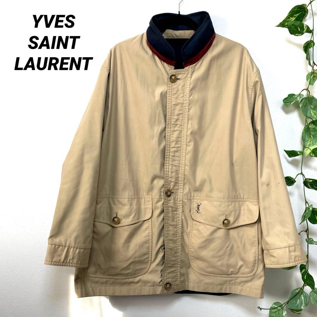 90s YVESSAINTLAURENT イブサンローラン　リバーシブルコート